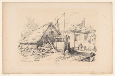 Farma se studnou Krajina (název série) od Constantinus Cornelis Huysmans
