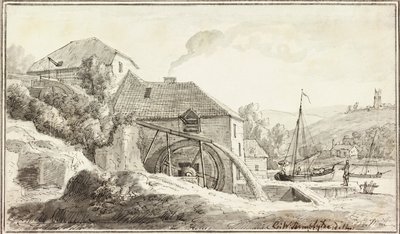 Ford Mill (inkoust a akvarel na papíře) od Copplestone Warre Bamfylde