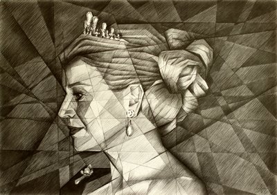 Majestátní geometrický profil od Corné Akkers