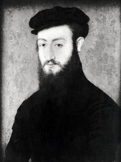 Portrét gentlemana od Corneille de Lyon attr. to Corneille de Lyon attr. to
