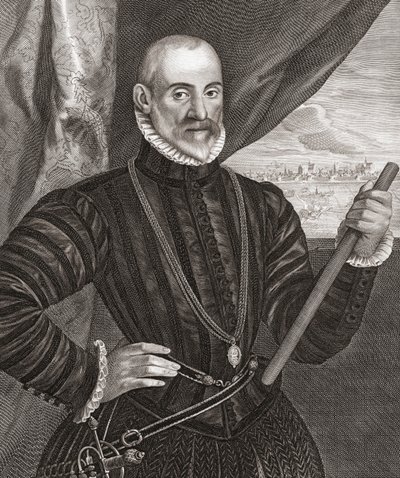 Francisco de Valdez. Portrét. od Cornelis (after) Visscher