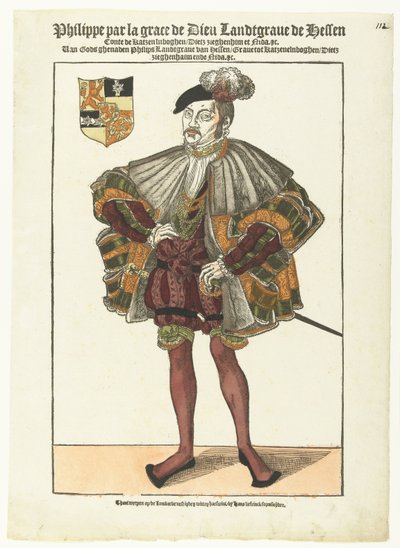 Portrét Filipa Hesenského od Cornelis Anthonisz. (manner of)