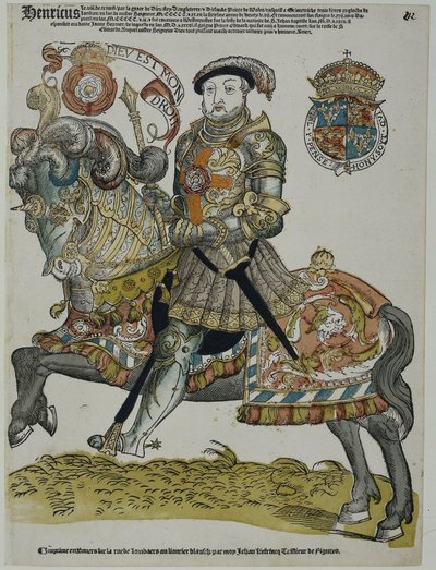 Portrét anglického Jindřicha VIII od Cornelis Anthonisz. (manner of)