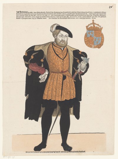 Portrét anglického Jindřicha VIII od Cornelis Anthonisz. (manner of)