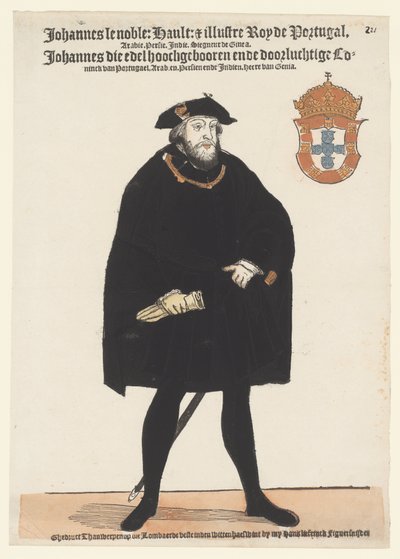 Portrét Jana III Portugalského od Cornelis Anthonisz. (manner of)