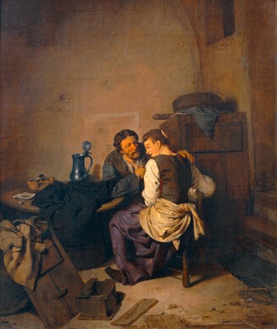 Interieur rustique - rustikální interiér... od Cornelis Bega