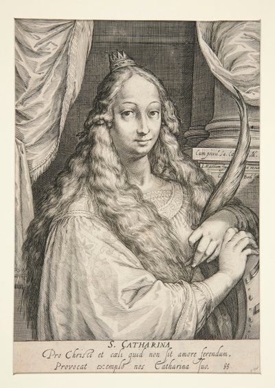 Svatá Kateřina Alexandrijská od Cornelis Boel