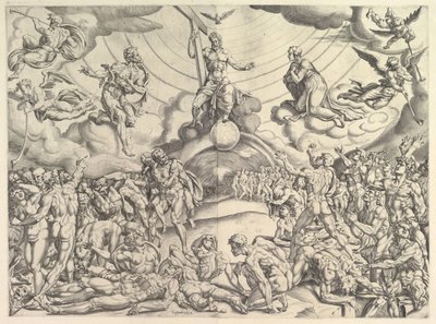 Poslední soud, ca. 1548-50. od Cornelis Bos