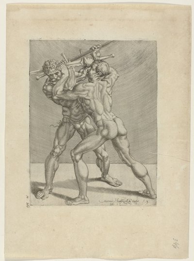 Dva šermíři Šermíři (název série) od Cornelis Bos