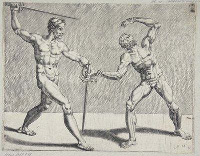 Dva šermíři od Cornelis Bos