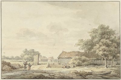 Krajina s farmami od Cornelis Buys