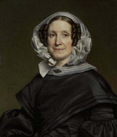Aryna z hrnce (1786-1850). Manželka N. J. A. C. Hoffmanna od Cornelis Cels (signed by artist)