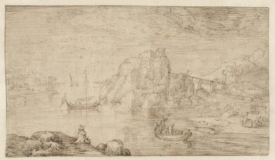 výhled na řeku od Cornelis Claesz van Wieringen (attributed to)