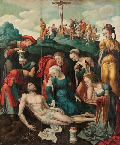Oplakávání Krista od Cornelis Cornelisz II Buys (attributed to)