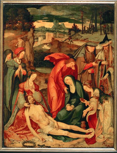 Deplorace (malba na dubovém dřevě) od Cornelis Cornelisz. van Haarlem