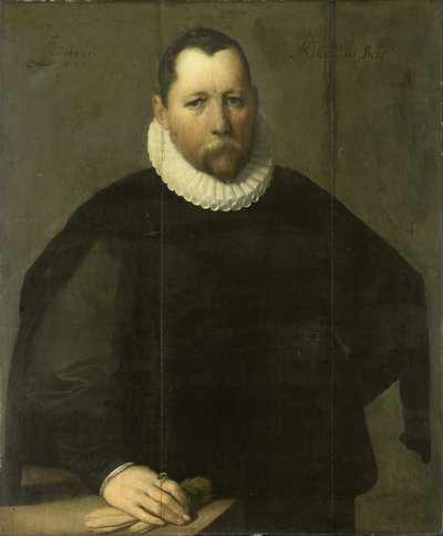 Pieter Jansz Kies (asi 1536-97). purkmistr z Haarlemu od Cornelis Cornelisz. van Haarlem