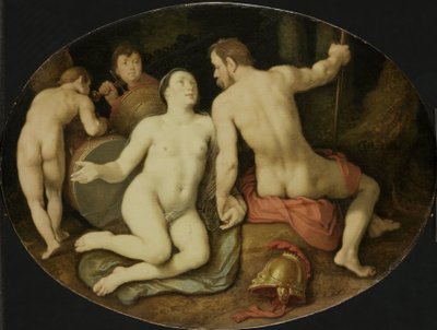 Venuše a Mars od Cornelis Cornelisz. van Haarlem