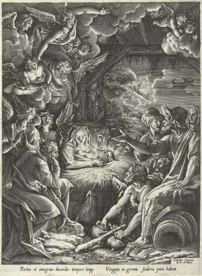 Klanění pastýřů od Cornelis Cort