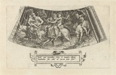 Jákobův návrat do Kanaánu The History of Jacob (název série) od Cornelis Cort