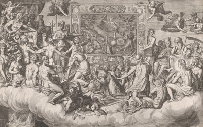Nářek umění malby horní poloviny, 1579. od Cornelis Cort