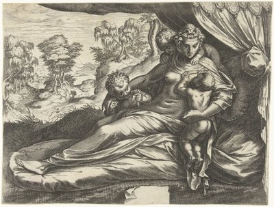 Láska (Caritas) od Cornelis Cort