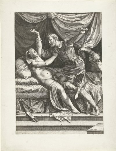 Lucretia en Sextus od Cornelis Cort