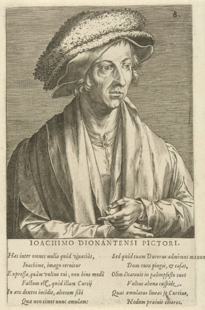 Portrét malíře Joachima Patiniera od Cornelis Cort