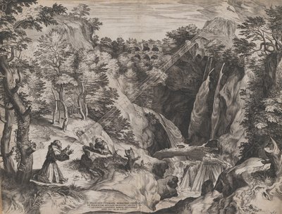 Svatý František dostává stigmata, 1567. od Cornelis Cort