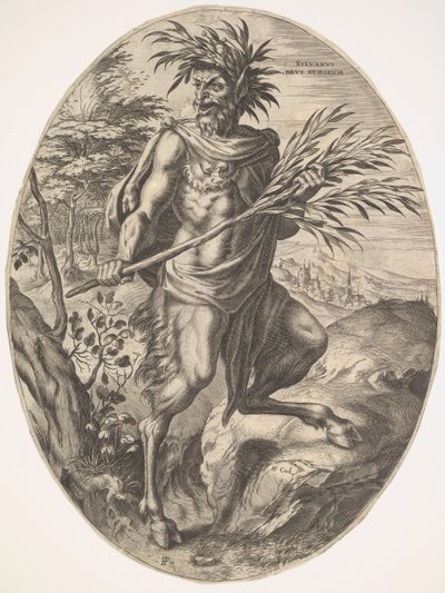 Sylvanus z Venkovských bohů, 1565. od Cornelis Cort