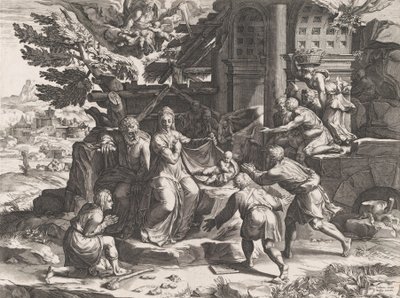 Klanění pastýřů, 1569. od Cornelis Cort