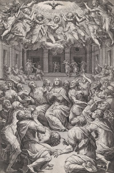 Letnice, 1574. od Cornelis Cort