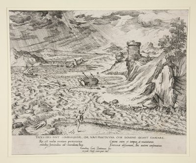 Vrak lodi od Cornelis Cort