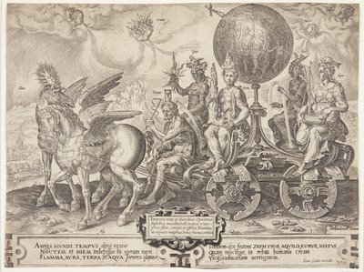 Triumf světa od Cornelis Cort