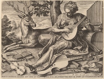 Sluch od Cornelis Cort after Frans Floris I
