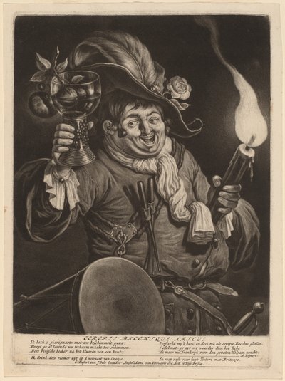 Přítel Ceres a Bacchus od Cornelis Dusart