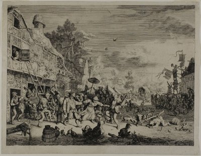Vesnické slavnosti od Cornelis Dusart