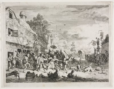 Vesnice Féte. od Cornelis Dusart