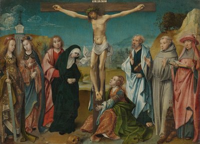 Kristus na kříži, asi 1505-1510 (olej na desce) od Cornelis Engebrechtsz