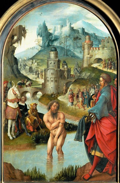 Malý oltář (malba na dubovém dřevě) od Cornelis Engebrechtsz