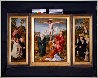 Triptych Ukřižování (panel, střední) od Cornelis Engelbrechtsen