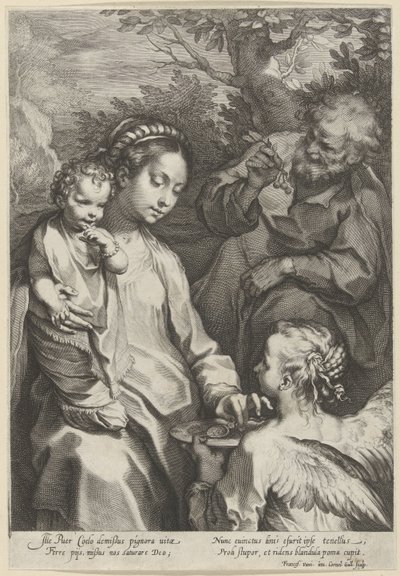 Marie krmí dítě od Cornelis Galle (I)