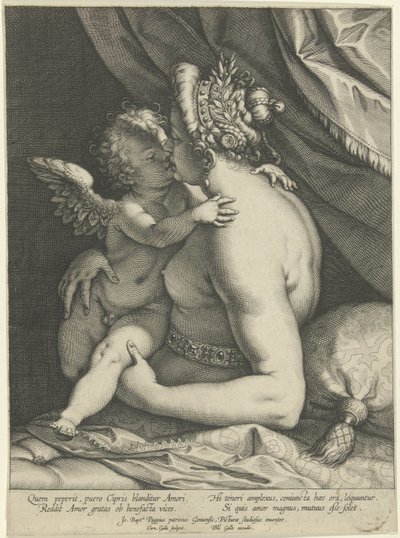 Venuše kust Láska od Cornelis Galle (I)