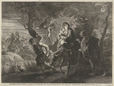 Let do Egypta od Cornelis Galle (I)