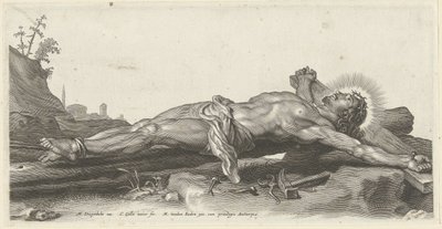 Ukřižovaný Kristus na zemi od Cornelis Galle (II)