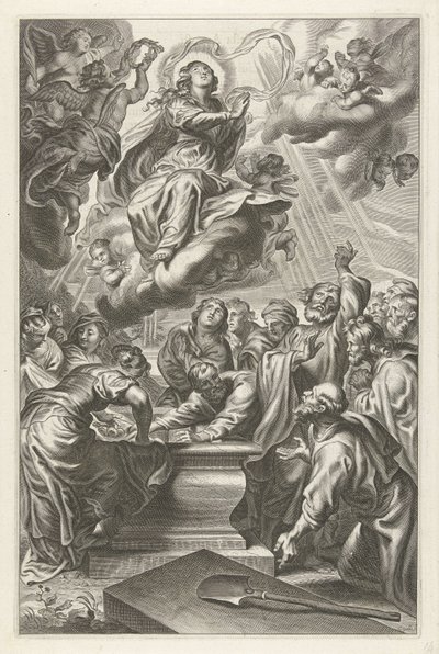 Nanebevzetí Marie od Cornelis Galle (II)