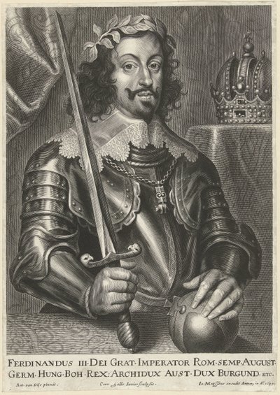 Portrét císaře Ferdinanda III od Cornelis Galle (II)