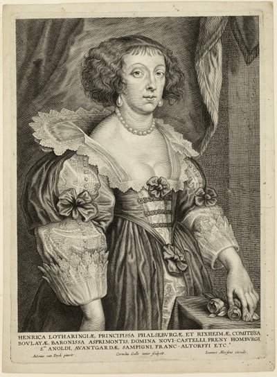 Henrietta Lotrinská od Cornelis Galle II