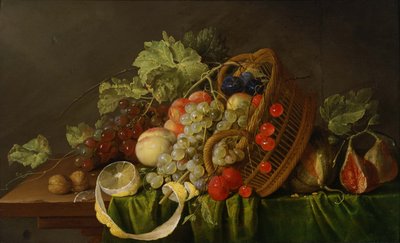 Zátiší s košíkem ovoce, cca 1654 od Cornelis de Heem