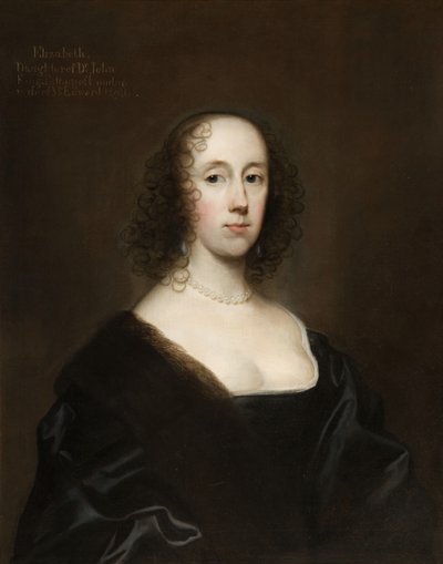 Portrét Elizabeth Holte no King, 1636. od Cornelis Janssens van Ceulen