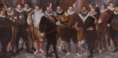 Rota kapitána Dircka Jacobsze Rosecranse a poručíka Pauwa od Cornelis Ketel